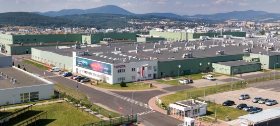 Toyota Motor Manufacturing Poland Sp.zo.o, localizata in Walbrzych.