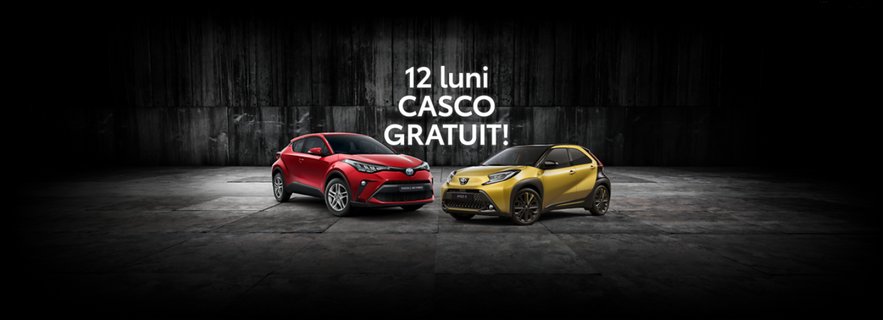 Oferta CASCO gratuit Toyota C-HR & Aygo X