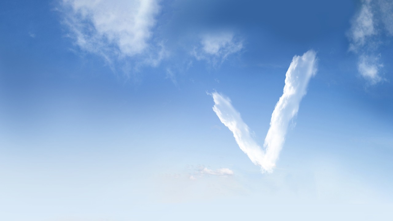 Semnul „V” din nori